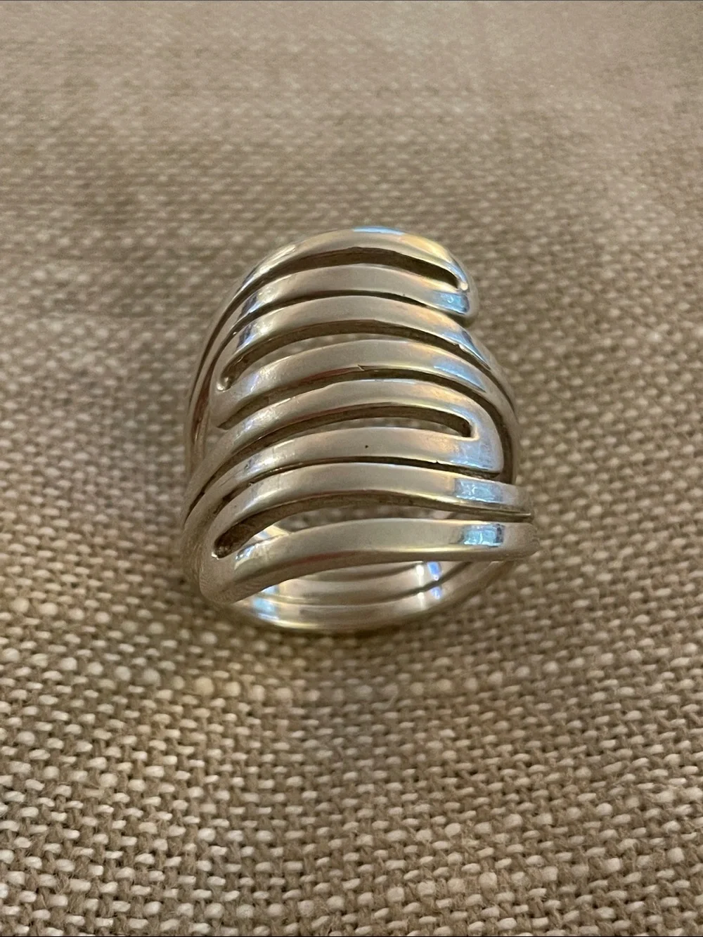 Sterling Silpada Modern Maze Ring